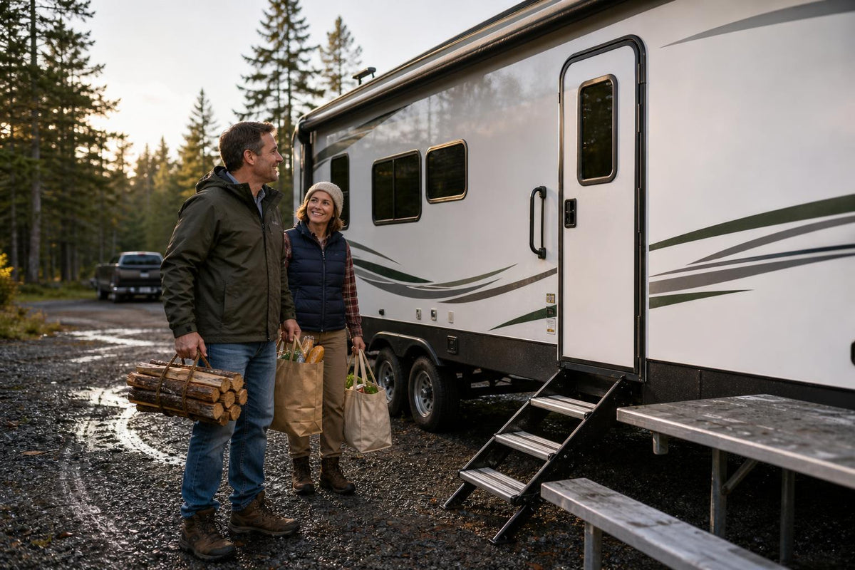 Forest River RV Door Lock Upgrade: Measurement and Fitment Example