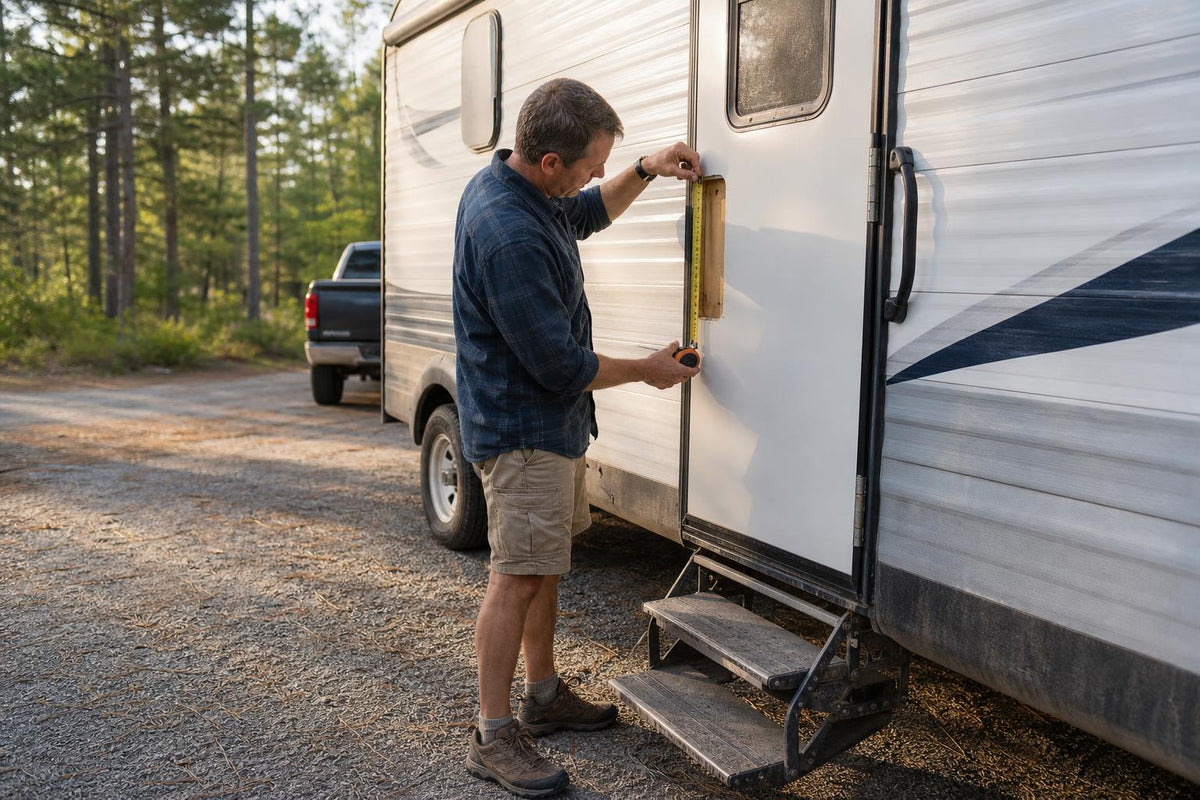 RV Door Lock Cutout Size Guide for Replacement Locks