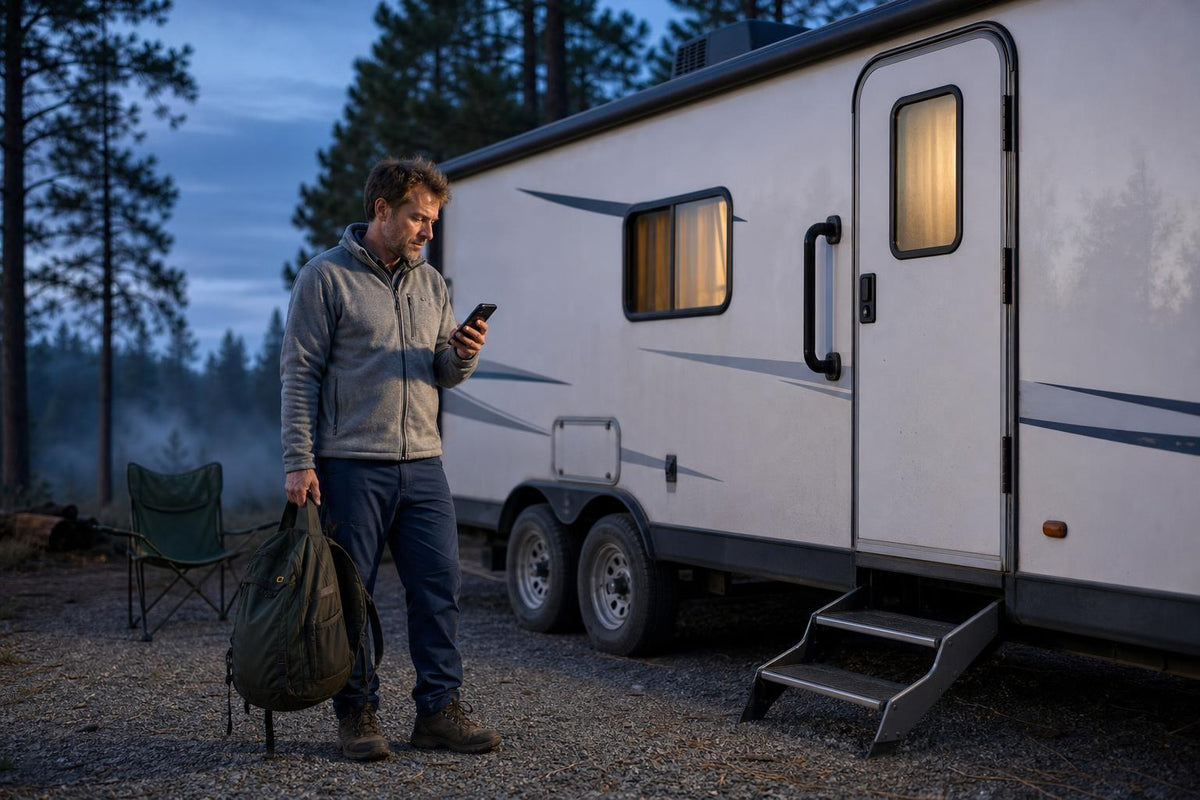 How RV Smart Lock Low-Battery Warnings Work
