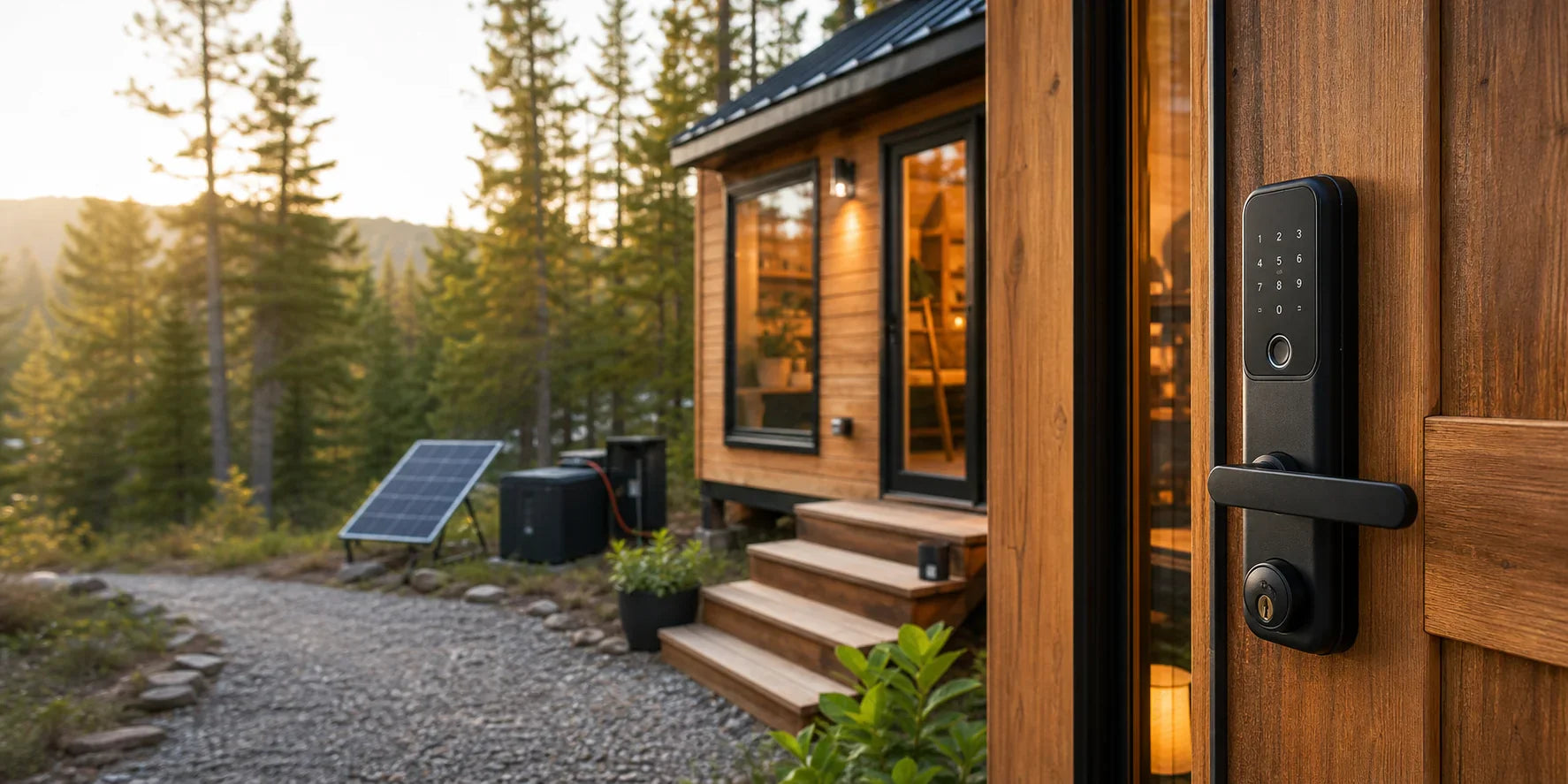 Living Small & Secure: The Best Smart Locks for Tiny Houses and Off-Grid Cabins