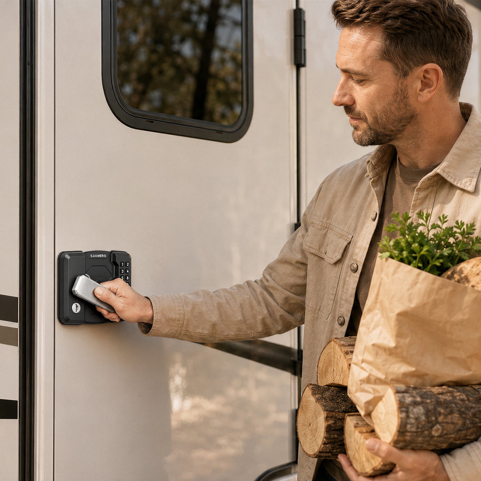 SAWHERO R8 Smart RV Door Lock