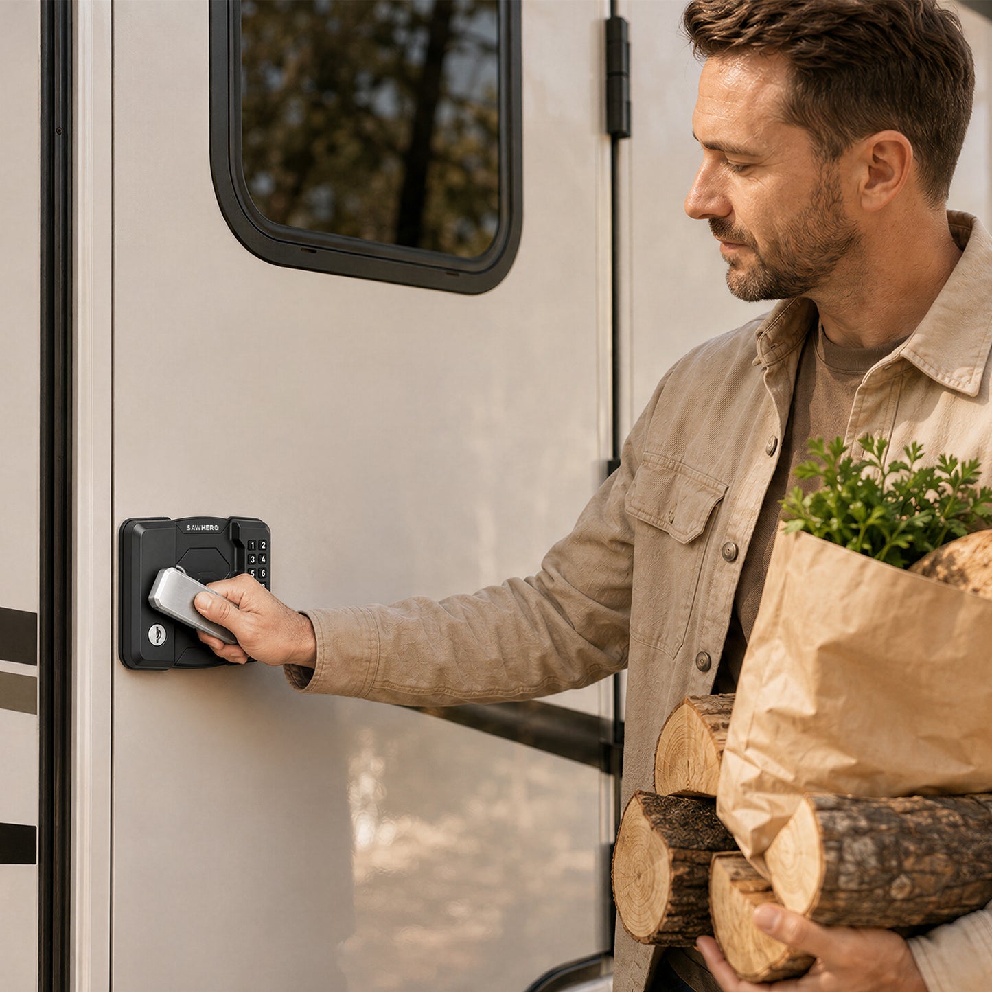 SAWHERO R8 Smart RV Door Lock