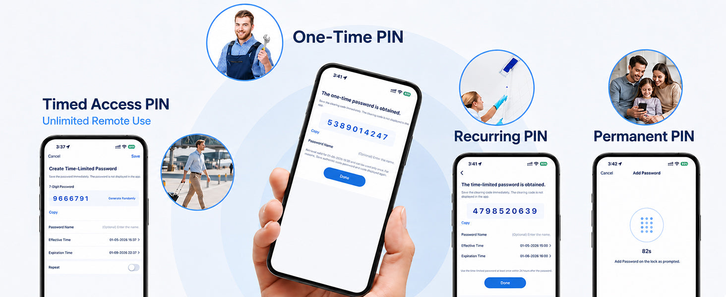 SAWHERO A1 guest access management from app